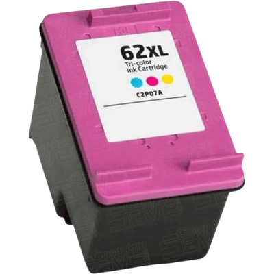 HP 62xl 3 Farver I Én Kompatibel Blækpatron 18 Ml. (C2p07ae) HP 62xl 3 Farver I Én Kompatibel Blækpatron 18 Ml. (C2p07ae)