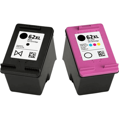 HP 62xl 2 Stk. Rabatpakke Blækpatron 36 Ml. - Kompatibel HP 62xl 2 Stk. Rabatpakke Blækpatron 36 Ml. - Kompatibel