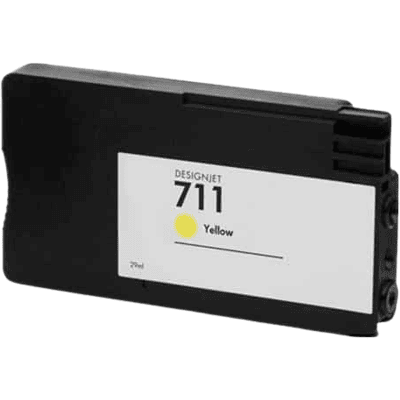 HP 711 Gul Kompatibel Blækpatron 28 Ml. (Cz132a) HP 711 Gul Kompatibel Blækpatron 28 Ml. (Cz132a)