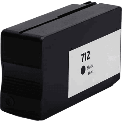 InkPro - HP 712 - Sort - 38 ml - Blækpatron InkPro - HP 712 - Sort - 38 ml - Blækpatron