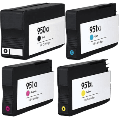 HP 950 Xl 4 Stk. Rabatpakke Blækpatron 161 Ml. - Kompatibel HP 950 Xl 4 Stk. Rabatpakke Blækpatron 161 Ml. - Kompatibel
