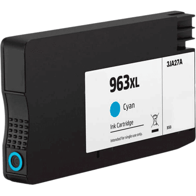 HP 963 Xl Cyan Kompatibel Blækpatron 25,5 Ml. (3ja27ae) HP 963 Xl Cyan Kompatibel Blækpatron 25,5 Ml. (3ja27ae)