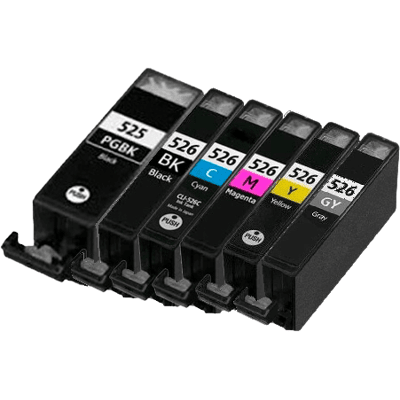 Canon Pgi-525pg 6 Stk. Rabatpakke Blækpatron 64 Ml. - Kompatibel Canon Pgi-525pg 6 Stk. Rabatpakke Blækpatron 64 Ml. - Kompatibel