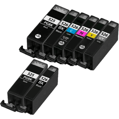 Canon Pgi-525pg 8 Stk. Rabatpakke Blækpatron 92 Ml. - Kompatibel Canon Pgi-525pg 8 Stk. Rabatpakke Blækpatron 92 Ml. - Kompatibel