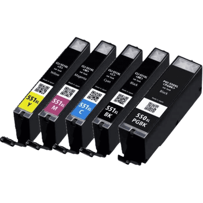 Canon Pgi-550xl 5 Stk. Rabatpakke Blækpatron 73 Ml. - Kompatibel Canon Pgi-550xl 5 Stk. Rabatpakke Blækpatron 73 Ml. - Kompatibel