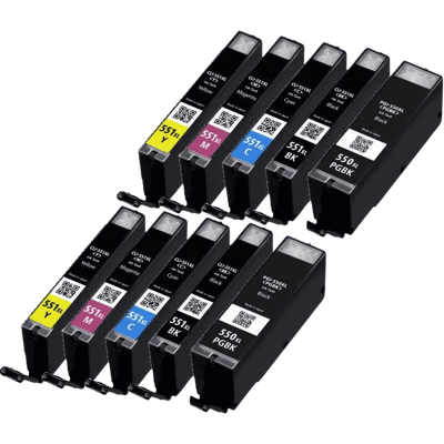 Canon Pgi-550xl 10 Stk. Rabatpakke Blækpatron 146 Ml. - Kompatibel Canon Pgi-550xl 10 Stk. Rabatpakke Blækpatron 146 Ml. - Kompatibel