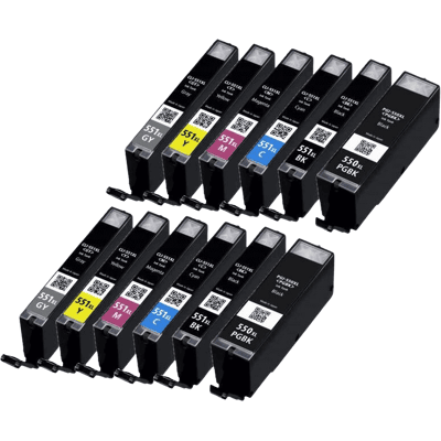 Canon Pgi-550xl 12 Stk. Rabatpakke Blækpatron 170 Ml. - Kompatibel Canon Pgi-550xl 12 Stk. Rabatpakke Blækpatron 170 Ml. - Kompatibel
