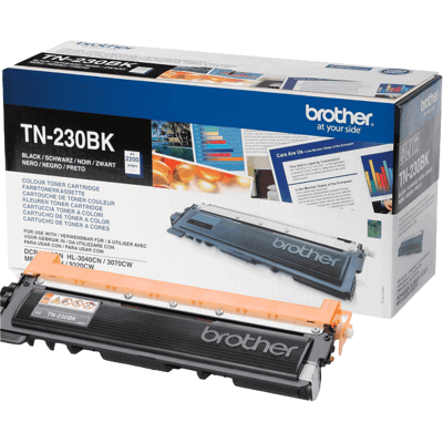 Brother Tn230bk Sort Original Toner 2200 Sider (Tn-230bk) Brother Tn230bk Sort Original Toner 2200 Sider (Tn-230bk)