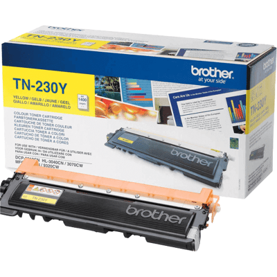 Brother Tn230y Gul Original Toner 1400 Sider (Tn-230y) Brother Tn230y Gul Original Toner 1400 Sider (Tn-230y)