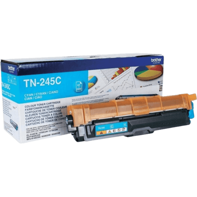 Brother Tn245c Xl Cyan Original Toner 2200 Sider (Tn-245c) Brother Tn245c Xl Cyan Original Toner 2200 Sider (Tn-245c)