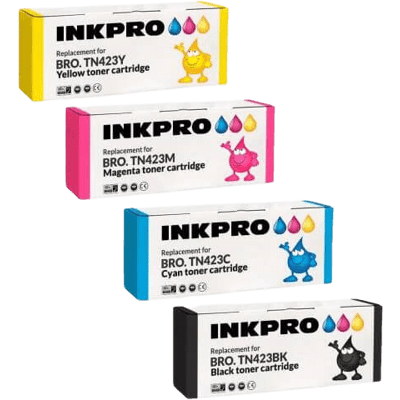 Brother Tn423 Xl 4 Stk. Rabatpakke Toner 18500 Sider - Kompatibel Brother Tn423 Xl 4 Stk. Rabatpakke Toner 18500 Sider - Kompatibel
