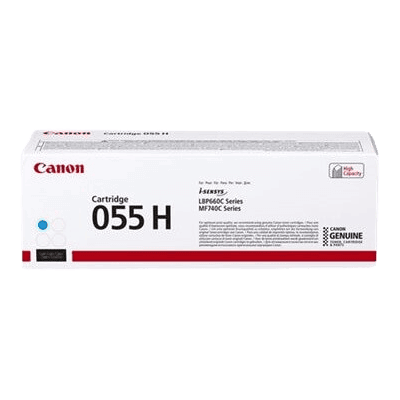 Canon 055h Xl Cyan Original Toner 5900 Sider (3019c002) Canon 055h Xl Cyan Original Toner 5900 Sider (3019c002)
