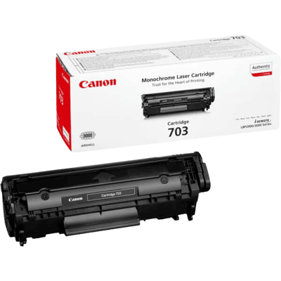 Canon 703 Sort Original Toner 2000 Sider (7616a005) Canon 703 Sort Original Toner 2000 Sider (7616a005)