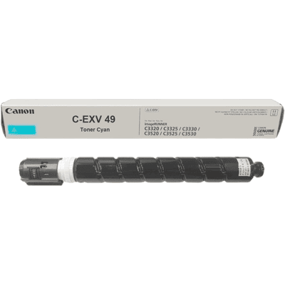 Canon C-Exv49 Cyan Original Toner 19000 Sider (8525b002) Canon C-Exv49 Cyan Original Toner 19000 Sider (8525b002)