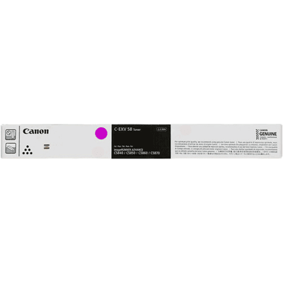 Canon C-Exv58 M Xl Magenta Original Toner 60000 Sider (3765c002) Canon C-Exv58 M Xl Magenta Original Toner 60000 Sider (3765c002)