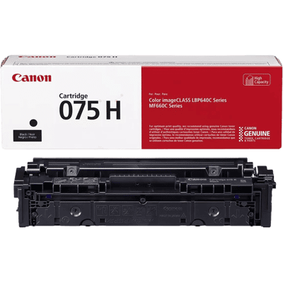 Canon Crg 075hbk Xl Sort Original Toner 3500 Sider (6369c002) Canon Crg 075hbk Xl Sort Original Toner 3500 Sider (6369c002)