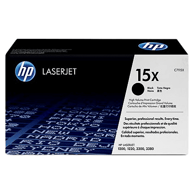 HP 15x Xl Sort Original Toner 3500 Sider (C7115x) HP 15x Xl Sort Original Toner 3500 Sider (C7115x)