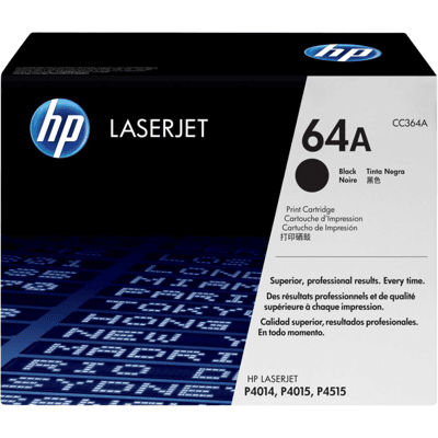 HP 64a Sort Original Toner 10000 Sider (Cc364a) HP 64a Sort Original Toner 10000 Sider (Cc364a)