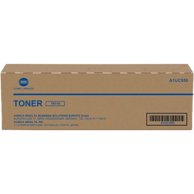 Konica Minolta Tn116 Twin Pack Sort Original Toner 22000 Sider (A1uc050) Konica Minolta Tn116 Twin Pack Sort Original Toner 22000 Sider (A1uc050)