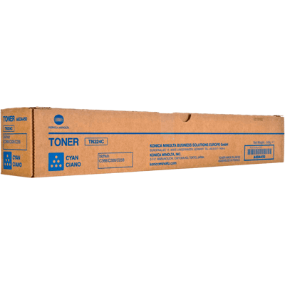 Konica Minolta Tn324c Cyan Original Toner 26000 Sider (A8da450) Konica Minolta Tn324c Cyan Original Toner 26000 Sider (A8da450)