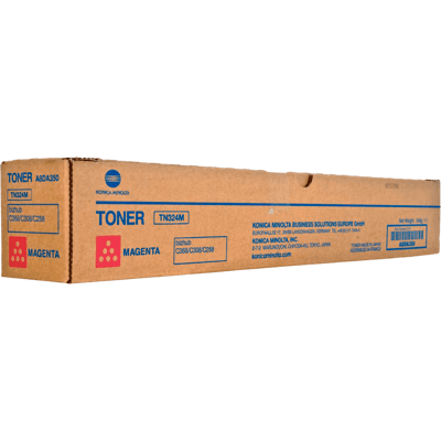 Konica Minolta Tn324m Magenta Original Toner 26000 Sider (A8da350) Konica Minolta Tn324m Magenta Original Toner 26000 Sider (A8da350)
