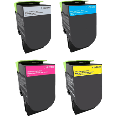 Lexmark 71b20k0 4 Stk. Rabatpakke Toner 9900 Sider - Kompatibel Lexmark 71b20k0 4 Stk. Rabatpakke Toner 9900 Sider - Kompatibel