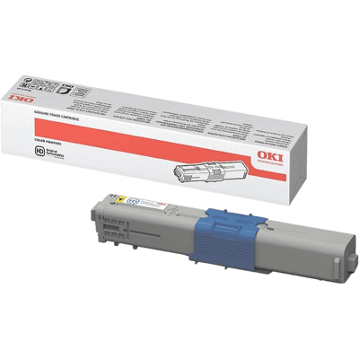 Oki 44469704 Gul Original Toner 2000 Sider Oki 44469704 Gul Original Toner 2000 Sider