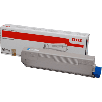 Oki C822 Cyan Original Toner 7300 Sider (44844615) Oki C822 Cyan Original Toner 7300 Sider (44844615)