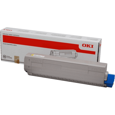 Oki C822 Gul Original Toner 7300 Sider (44844613) Oki C822 Gul Original Toner 7300 Sider (44844613)