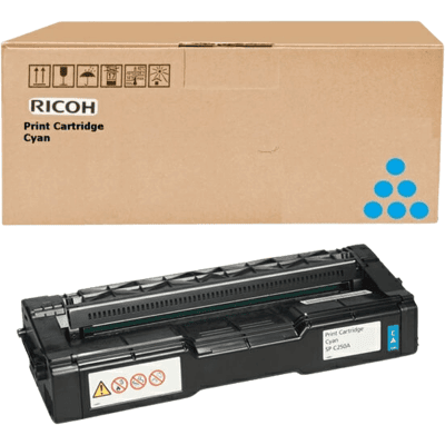 Ricoh 407717 Xxl Cyan Original Toner 6000 Sider Ricoh 407717 Xxl Cyan Original Toner 6000 Sider