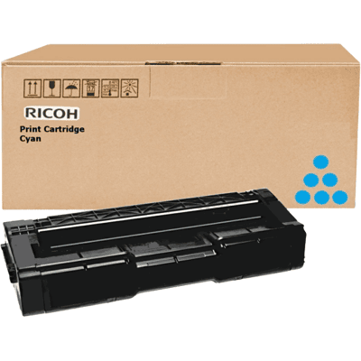 Ricoh Type Spc 310 He Xl Cyan Original Toner 6000 Sider (406480 / 407637) Ricoh Type Spc 310 He Xl Cyan Original Toner 6000 Sider (406480 / 407637)