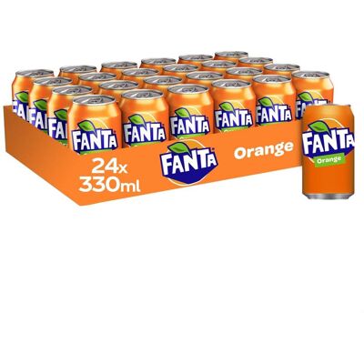 Fanta orange - 24 X 0,33 L Fanta orange - 24 X 0,33 L