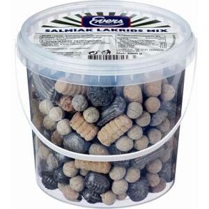 Evers Salmiak Lakrids Mix Display - 1 Kg Evers Salmiak Lakrids Mix Display - 1 Kg
