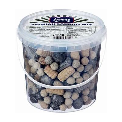 Evers Salmiak Lakrids Mix Display - 1 Kg Evers Salmiak Lakrids Mix Display - 1 Kg