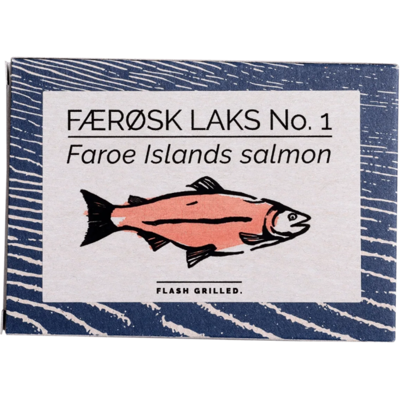 Fangst Færøsk Laks No. 1 I Økologisk Olie - 1 Single Unit Fangst Færøsk Laks No. 1 I Økologisk Olie - 1 Single Unit