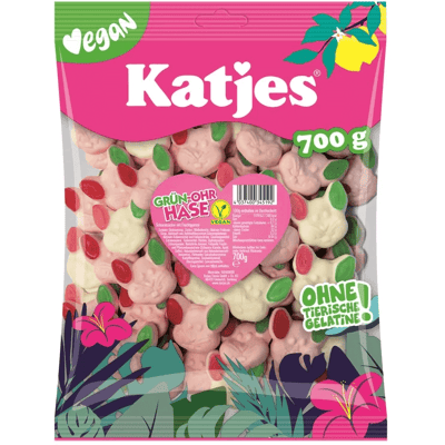 Katjes Grün-Ohr Hase Vegan - 700 G Katjes Grün-Ohr Hase Vegan - 700 G
