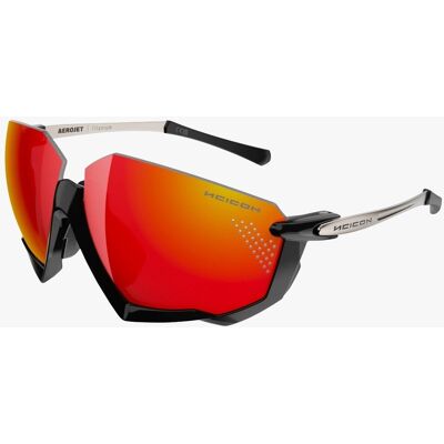 Scicon Aerojet Titanium cykelbriller Metal Black Multimirror Red Scicon Aerojet Titanium cykelbriller Metal Black Multimirror Red