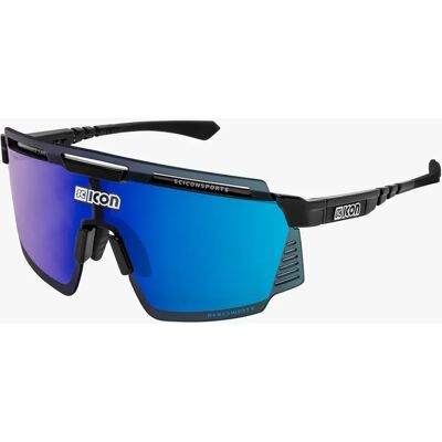 Scicon Aerowatt Foza solbrille sort/multimirror blå Scicon Aerowatt Foza solbrille sort/multimirror blå