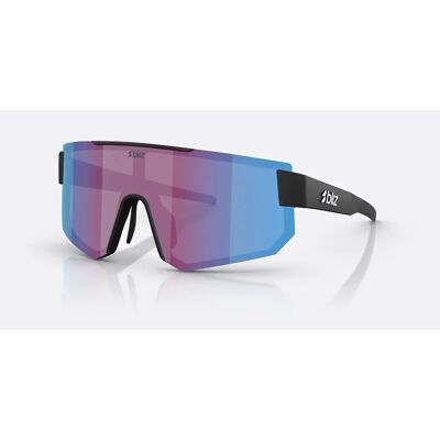 Bliz P005 XX-Large cykelbriller matsort/nano optics violet/blue multi Bliz P005 XX-Large cykelbriller matsort/nano optics violet/blue multi