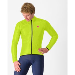 Castelli Squall Shell Jakke - AW24 - Elektrisk Lime / Sort / XS Castelli Squall Shell Jakke - AW24 - Elektrisk Lime / Sort / XS