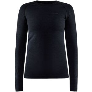 Craft Core Dry Active Dame Baselayer med lange ærmer Sort Craft Core Dry Active Dame Baselayer med lange ærmer Sort