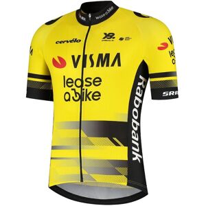 RapidGear Team Visma Lease a Bike 2025 Replica II kortærmet gul/sort cykeltrøje herre RapidGear Team Visma Lease a Bike 2025 Replica II kortærmet gul/sort cykeltrøje herre