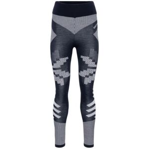 Kari Traa Faith tights merino blå/hvid dame Kari Traa Faith tights merino blå/hvid dame