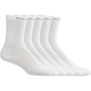 Craft Active High cykelstrømper 5-pak hvid Craft Active High cykelstrømper 5-pak hvid