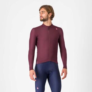 Castelli AW24 Dybt Bordeaux Termisk Trøje Castelli AW24 Dybt Bordeaux Termisk Trøje
