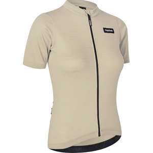 GripGrab Womens EXPLR merinotech cykeltrøje korteærmer beige dame GripGrab Womens EXPLR merinotech cykeltrøje korteærmer beige dame