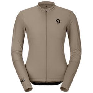 Scott Endurance cykeltrøje lange ærmer beige/hvid dame Scott Endurance cykeltrøje lange ærmer beige/hvid dame