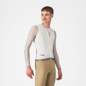 Castelli Corretto LS cykeltrøje lange ærmer ivory/clay/black herre Castelli Corretto LS cykeltrøje lange ærmer ivory/clay/black herre
