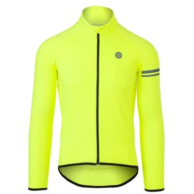 Agu Thermo Jersey Essential Neon Gul - Cykeltrøje Agu Thermo Jersey Essential Neon Gul - Cykeltrøje