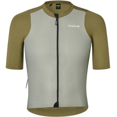GripGrab PACR kortærmet cykeltrøje Olive Green herre GripGrab PACR kortærmet cykeltrøje Olive Green herre